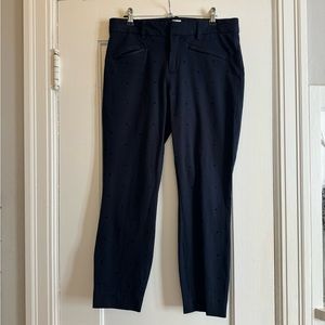 Navy slim fit pants